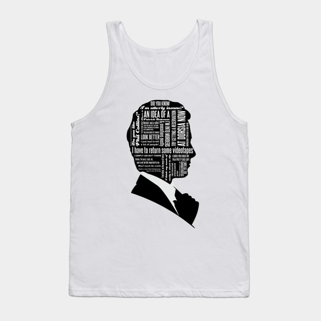 Patrick Bateman Quotes Tank Top by Meta Cortex